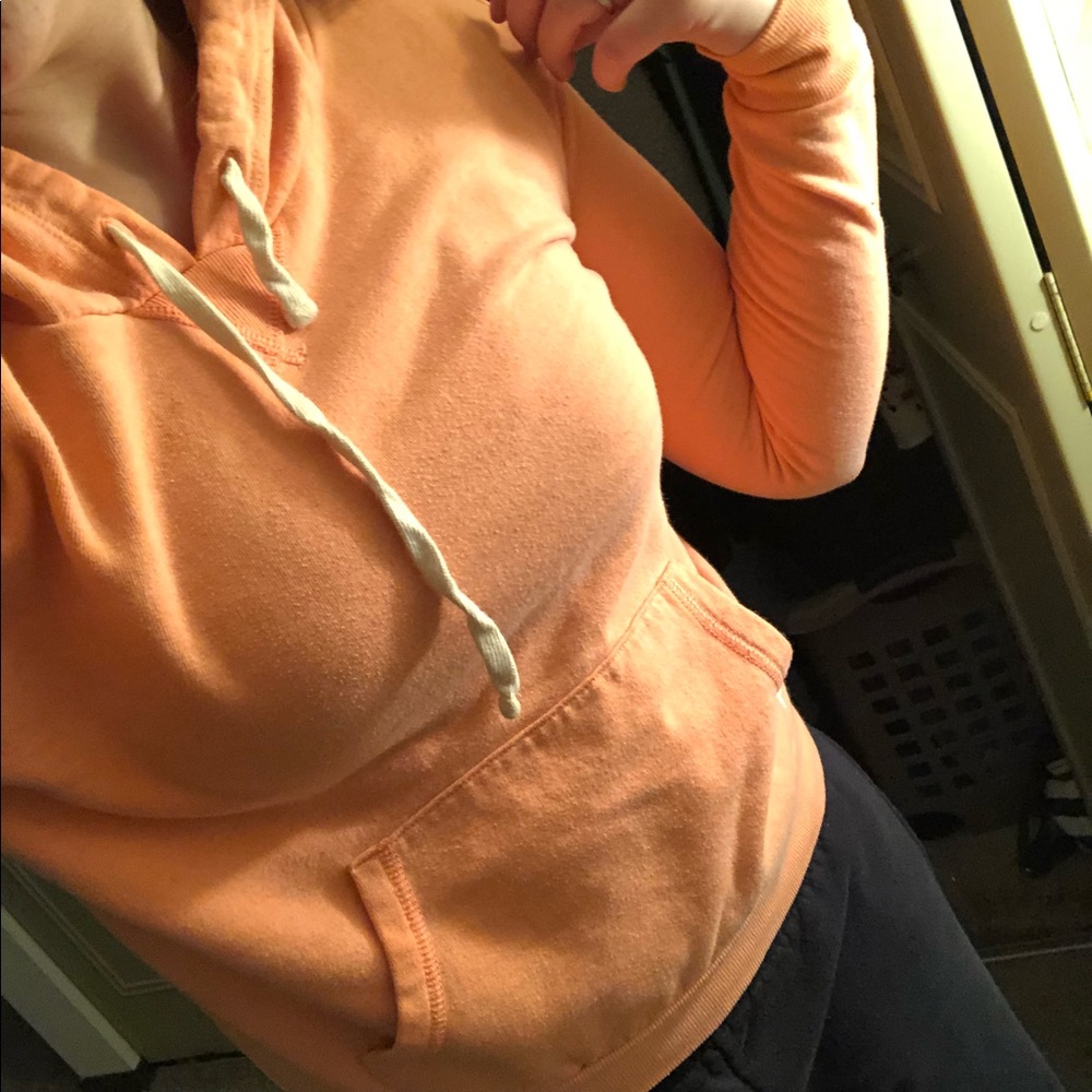 Peach American Eagle Hoodie
